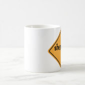 シャーマンの方法"印"のマグ コーヒーマグカップ (中央)