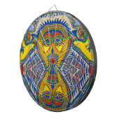 シャーマンの部族のマスク ダーツボード (正面右)