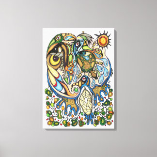 シャーマンの霊：サンダーバードの夢（北） キャンバスプリント