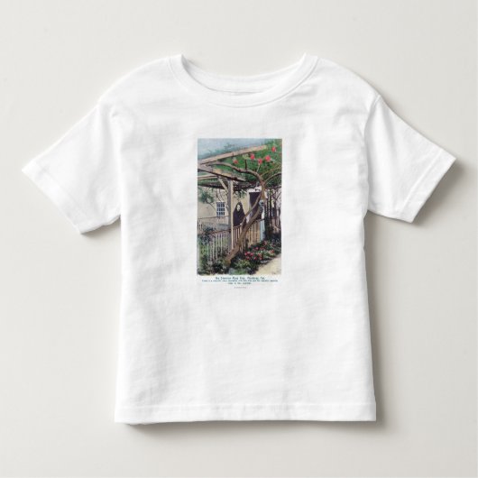 シャーマンばら色のTreeMonterey、カリフォルニアの眺め トドラーTシャツ (正面)
