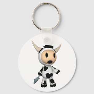 シャーマンアラスカ牛によって驚かされるKeychain キーホルダー