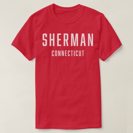 シャーマンコネチカットTシャツ Tシャツ (デザイン正面)