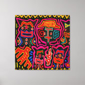 シャーマンデーモンスピリッツと夢 キャンバスプリント (正面)