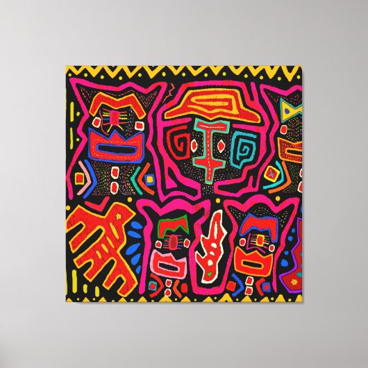 シャーマンデーモンスピリッツと夢 キャンバスプリント (正面)