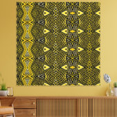 シャーマントライバルシールド キャンバスプリント (インサイチュ (リビング))