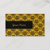 シャーマンナイトフクロウモザイクパターン+あなたのテキスト 名刺 (正面)