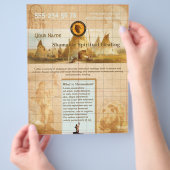 シャーマンヒーリング – フライヤー (手)