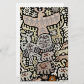 シャーマンペヨーテの儀式 便箋 (正面/裏面)