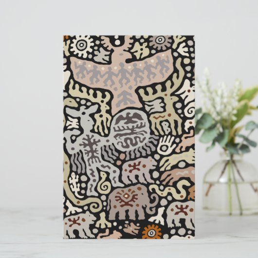 シャーマンペヨーテの儀式 便箋 (スタンド正面)