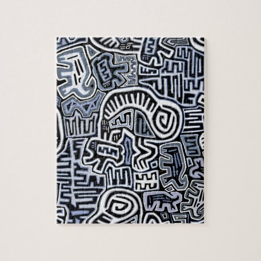 シャーマンペヨーテ儀式的モラ ジグソーパズル (縦)