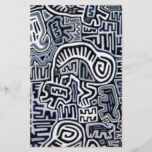 シャーマンペヨーテ儀式的モラ 便箋 (正面)