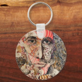 シャーマンポートレート キーホルダー (正面)