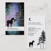 *～*シャーマン宇宙星月ウマ科のの虹 名刺 (正面/裏面)