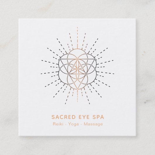 *~*シャーマン宇宙錬金術聖域 スクエア名刺 (正面)