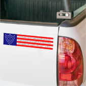 シャーマン将軍の戦い旗バンパーステッカー バンパーステッカー (トラック上)