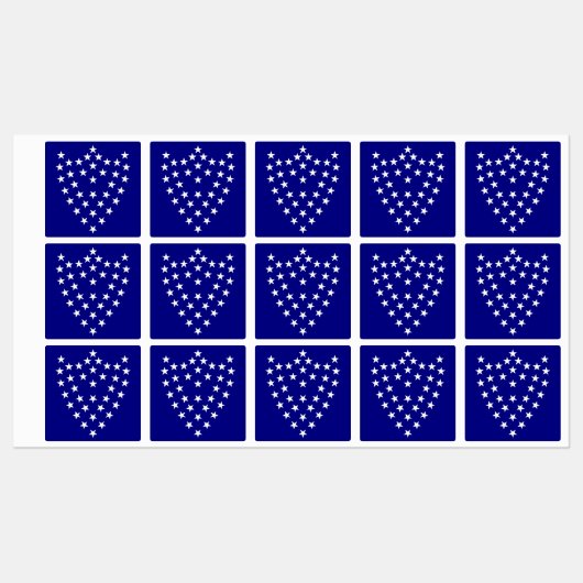 シャーマン将軍の戦闘旗のステッカーシート ラベル (シート)