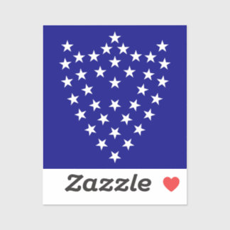 シャーマン将軍の戦闘旗のステッカー（四角） シール