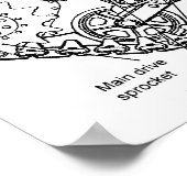 シャーマン戦車 ポスター (角)