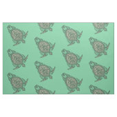 シャーマン海亀のシンボル+背中。&アイディア ファブリック (ファットクウォーター)