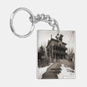 シャーマン病院エルギンイリノイ1890ヴィンテージ キーホルダー (正面左)