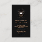 シャーマン神聖幾何学神秘的錬金術宇宙 名刺 (裏面)