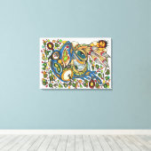 シャーマン精神：羽の道（東） キャンバスプリント (インサイチュ (ウッドフロア))