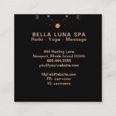 *~*シャーマン聖幾何学ムーンフェイズユニバース スクエア名刺 (裏面)