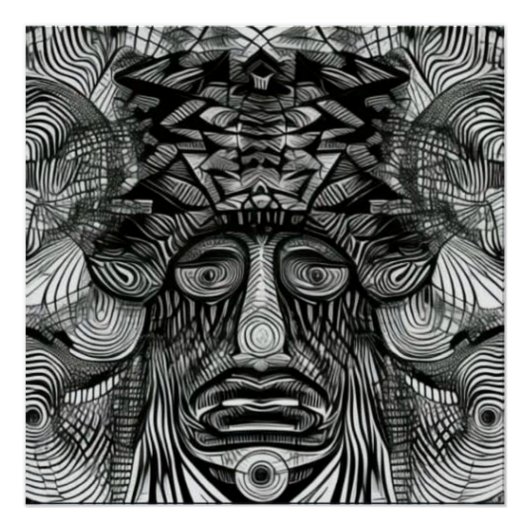 シャーマン顔 ポスター (正面)