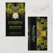 シャーマン・ウォリアー・フラクタル・アーティストビジネス・カード 名刺 (正面/裏面)