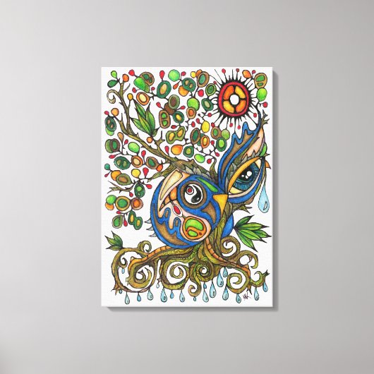 シャーマン・スピリット：しだれツリー・スピリット(SOUTH) キャンバスプリント (正面)