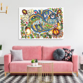 シャーマン・スピリット：スピリットの声の囁き(WEST) キャンバスプリント (インサイチュ (リビング))