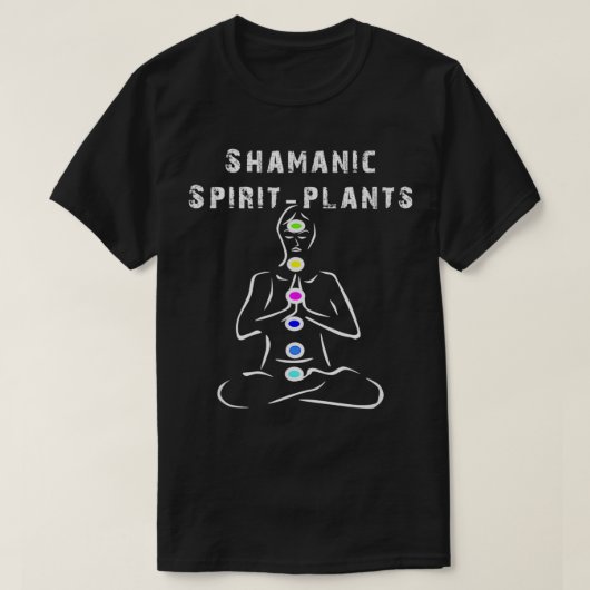 シャーマン、スピリット&プラント Tシャツ (デザイン正面)