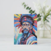 シャーマン，ソーラー，プロテクター，アミュレット，祖父 シーズンポストカード (スタンド正面)