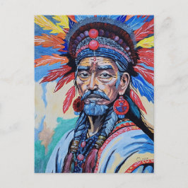 シャーマン，ソーラー，プロテクター，アミュレット，祖父 シーズンポストカード