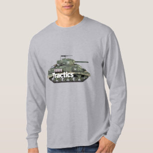 シャーマン+トラクティクス名長袖Tシャツ、色 Tシャツ
