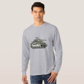 シャーマン+トラクティクス名長袖Tシャツ、色 Tシャツ (正面フル)