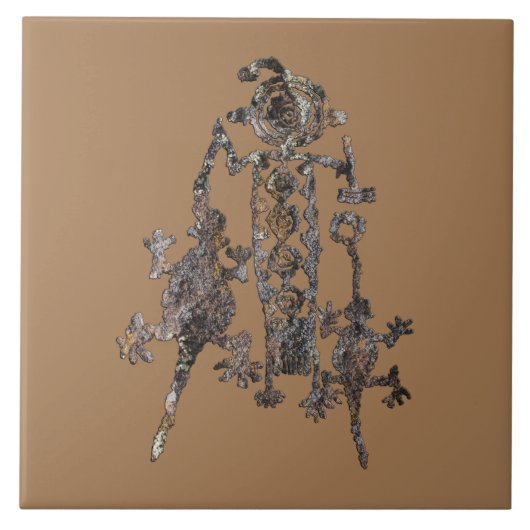 シャーマン・ペトログリフコソレンジ，カリフォルニア タイル (正面)