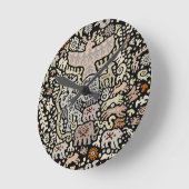 シャーマン·ペヨテの儀式 ラウンド壁時計 (傾斜)