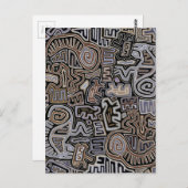 シャーマン・ペヨーテ・ヘビの祭祀霊 ポストカード (正面/裏面)