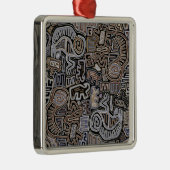 シャーマン・ペヨーテ・ヘビの祭祀霊 メタルオーナメント (右)