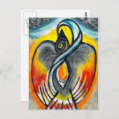 シャーマン・レイブン火災 ポストカード (正面/裏面)