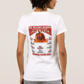 シャーマン「熱モモ」旅行の1864年のワイシャツ(Wライト) Tシャツ (裏面)