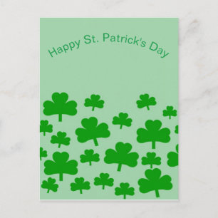 シャームロックのフィールド ポストカード