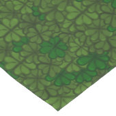 シャームロックデジタルアートパターンの分野St patricks ミディアムテーブルランナー (コーナー)