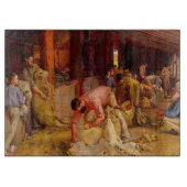 シャーリングザラムズトム・ロバーツ1890オーストラリアアート カッティングボード (正面)
