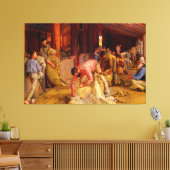 シャーリングザラムズトム・ロバーツ1890オーストラリアアート キャンバスプリント (インサイチュ (リビング))