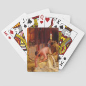 シャーリングザラムズトム・ロバーツ1890オーストラリアアート トランプ (裏面)