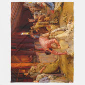 シャーリングザラムズトム・ロバーツ1890オーストラリアアート フリースブランケット (正面)