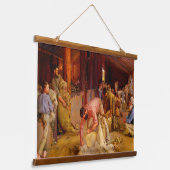 シャーリングザラムズトム・ロバーツ1890 吊り下げ型タペストリー (傾斜あり)