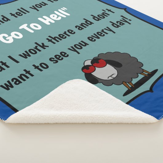 シャーリーおもしろい羊の皮肉が編集可能な地獄に行く シェルパブランケット (3/4)